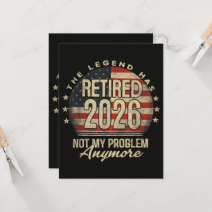 Convite A Lenda se Aposentou 2026 Engraçado