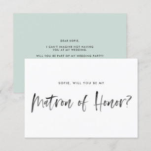 Convite A letra de pincel é minha honra