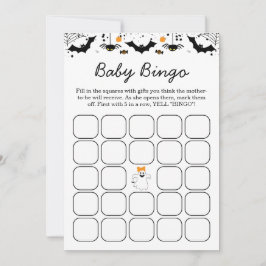 Convite A Little Boo Is Almost Due Halloween Baby Shower 