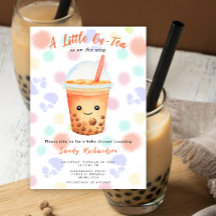 A Little Cu-Tea Bubble Tea Baby Shower