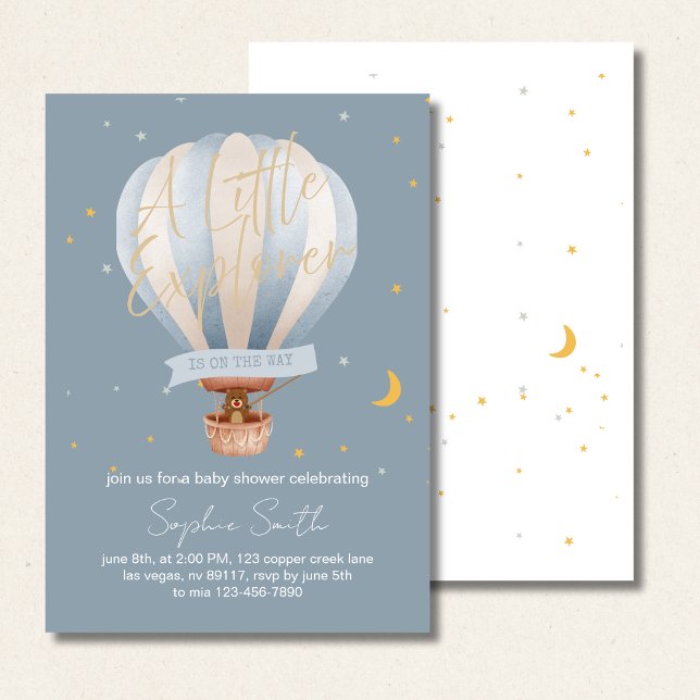 Convite A Little Explorer Is On The Way (Criador carregado)