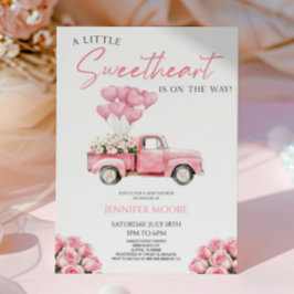 Convite A Little Sweetheart Valentine's Day Baby Shower