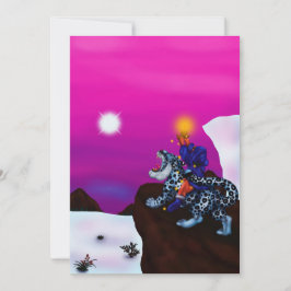 Convite A Luz da Esperança, pintura de fantasia de Natal