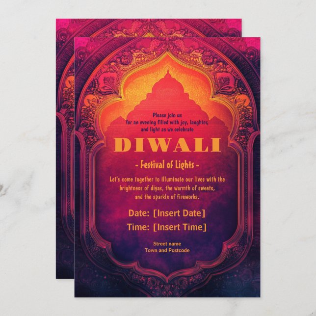 Convite à luz eterna (Frente/Verso)