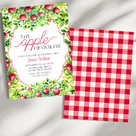 Convite A Maçã do Nosso Chá de fraldas de Ação de Graças