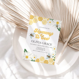 Convite à mamãe de abelha Chá de fraldas