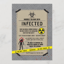 Convite A manifestação do zombi convida a área contaminada
