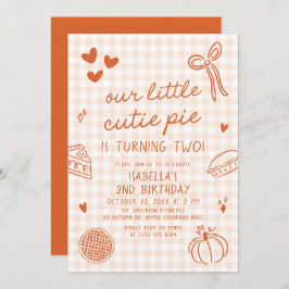 Convite A Mão Desenhada Desenhou O Nosso Pequeno segundo a