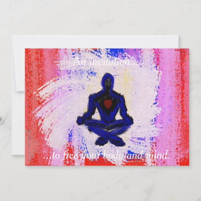 Convite à meditação e à cura (Frente)