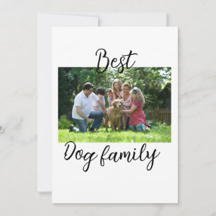 Convite A melhor família de cachorros mãe pai animal de es