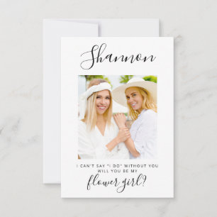 Convite à Menina de Flor de Fotografia Minimalist