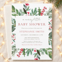 A Merry Little Christmas Baby Shower