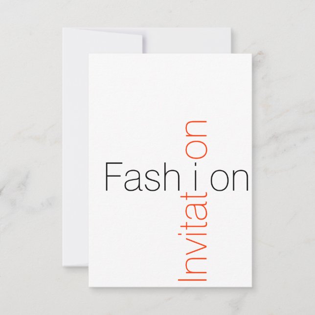Convite à Moda (Frente)