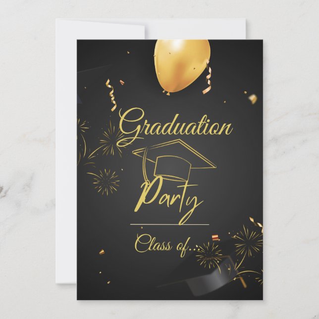 CONVITE A NIGHT TO REMEMBER: SPECTACULAR GRADUATION PARTY (Frente)