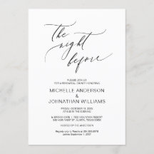 A Noite Anterior, Preto, Janto De Ensaio De Casame