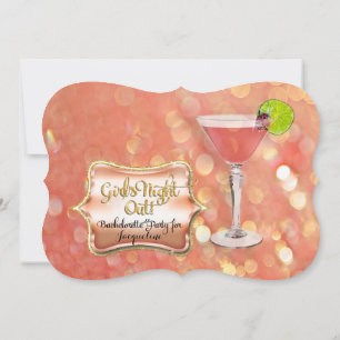 Convite A noite da menina de Bachelorette para fora Party
