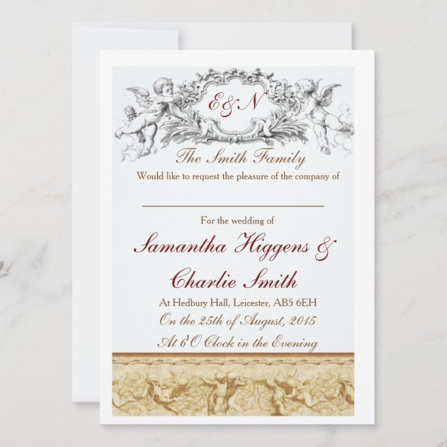 Convite à Noite de Cherub (Verso)