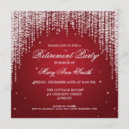 Convite A noite elegante do partido de aposentadoria