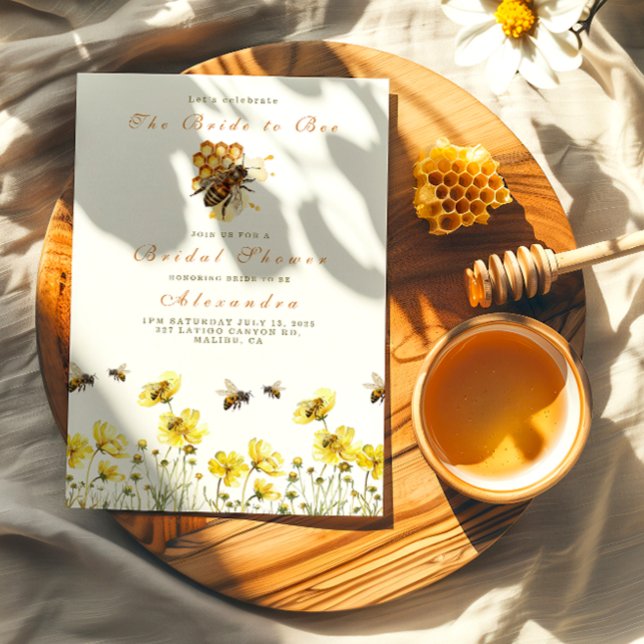 Convite A noiva de ser chá floral (Criador carregado)