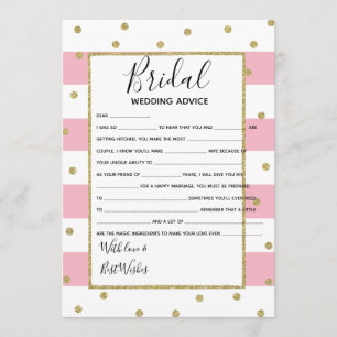 Convite a noiva do conselho do casamento sabe o jogo do