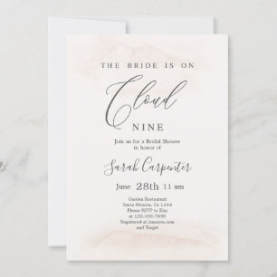 Convite A Noiva está no Chá de panela Cloud Nine