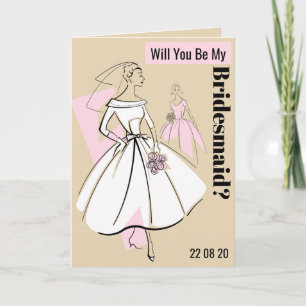 Convite A Noiva Neutral É Minha Raia De Bridesmaid.