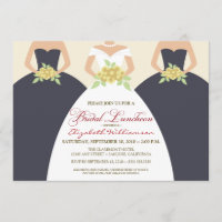 A noiva & o almoço nupcial das damas de honra