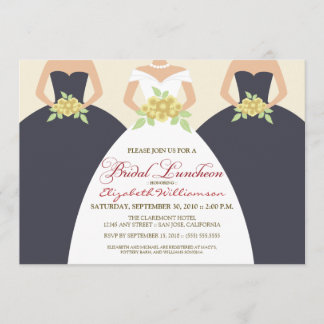 Convite A noiva & o almoço nupcial das damas de honra