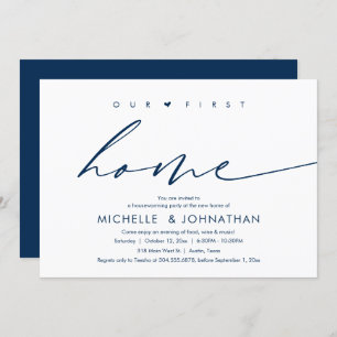 Convite A nossa primeira casa, festa do Aquecimento Domést