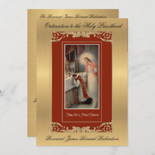 Convite à Ordenação Católica à Santa Sé