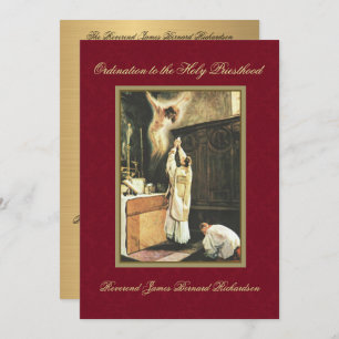 Convite à Ordenação Católica à Santa Sé