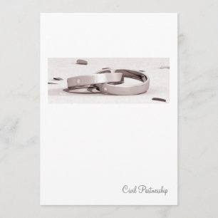 Convite A parceria civil entrelaçada senhoras do BL dos