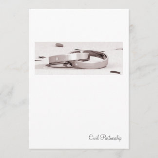 Convite A parceria civil entrelaçada senhoras do BL dos