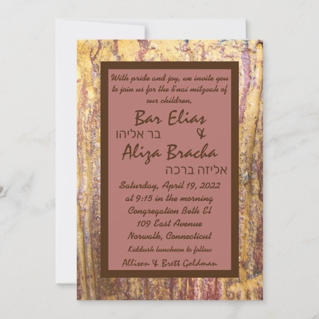 Convite à Pedra Rusted III (Frente)