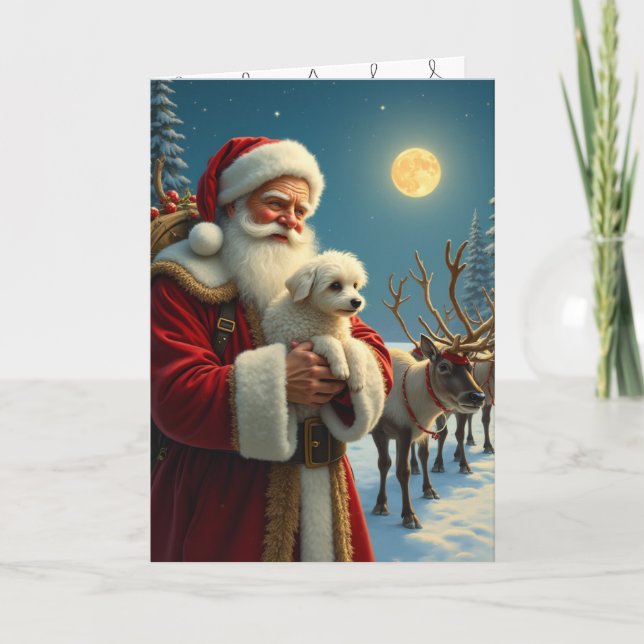 Convite A perda de um bicho de estimação no natal (Frente)