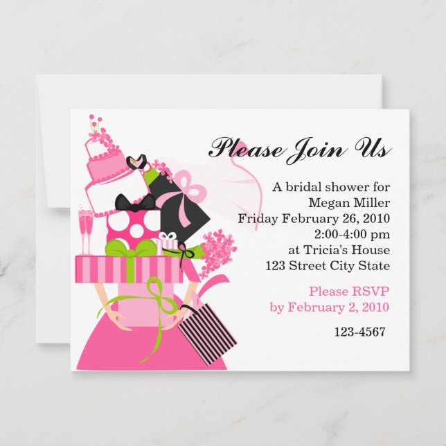 Convite A Pilha De Casamento Impossível (Frente)