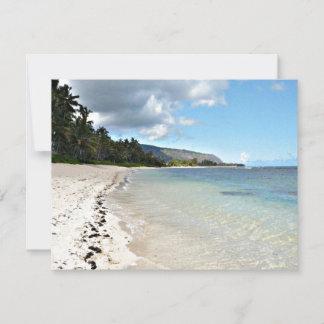 Convite à praia havaiana