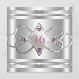 Convite A prata elegante simples convida