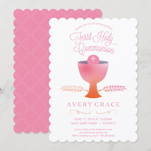 Convite à Primeira Comunhão - Convite para Menin