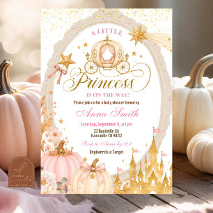 Convite A Princesa do Outono de Abóbora Está a Caminho Chá