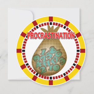Convite A procrastinação é um Ladrão de Tempo