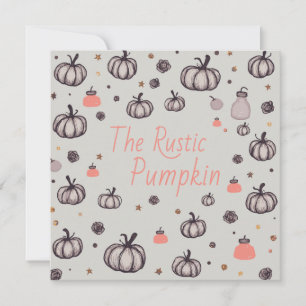 Convite A Pumpkin Russo