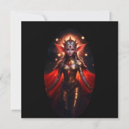Convite A Rainha Do Vigia Da Lua Elves Possui Para Nós