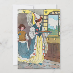 Convite A Rainha dos Corações, ela fez algumas tartes