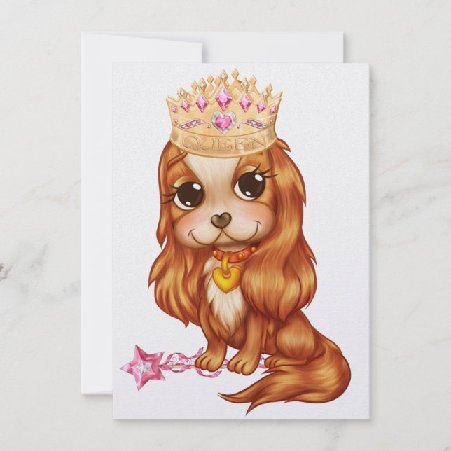 Convite A Rainha quer uma festa! - SRF (Frente)