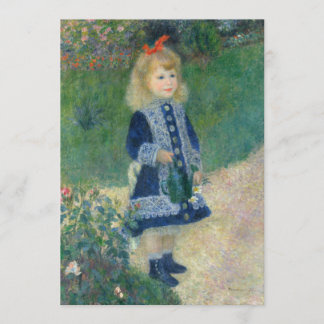 Convite A Rapariga ao regador Auguste Renoir