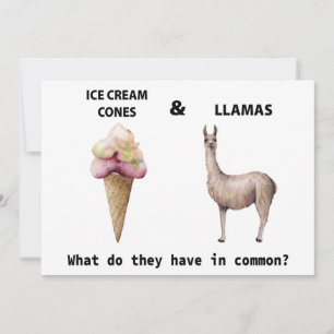 Convite à Renação da Família Funny Llama