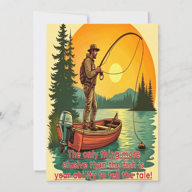 Convite A retirada de um pescador (Frente)