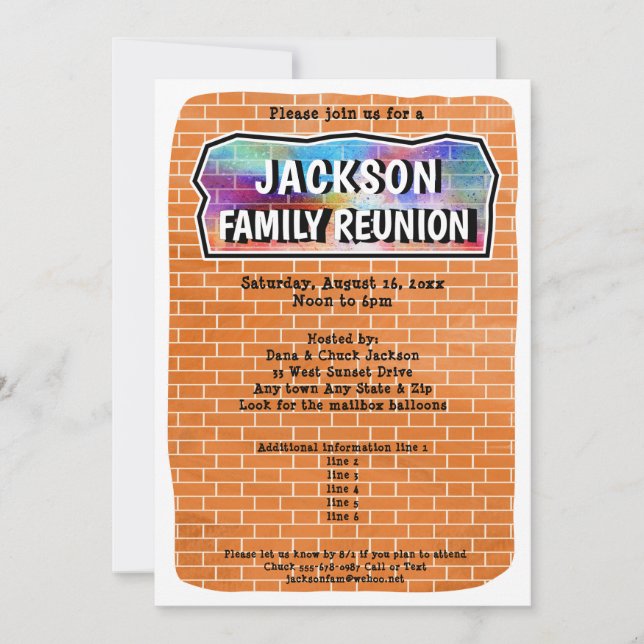 Convite à Reunião da Família de Artes Murais do Gr (Frente)