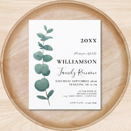 Convite à Reunião da Família Eucalyptus Orçamentár